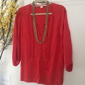 DVF Coral Blouse
